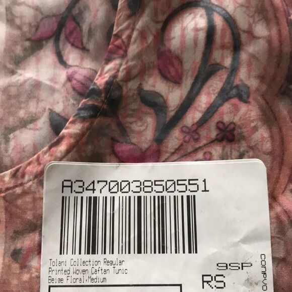 Tolani Collection Regular Printed Woven Caftan Tunic - Picture 8 of 8